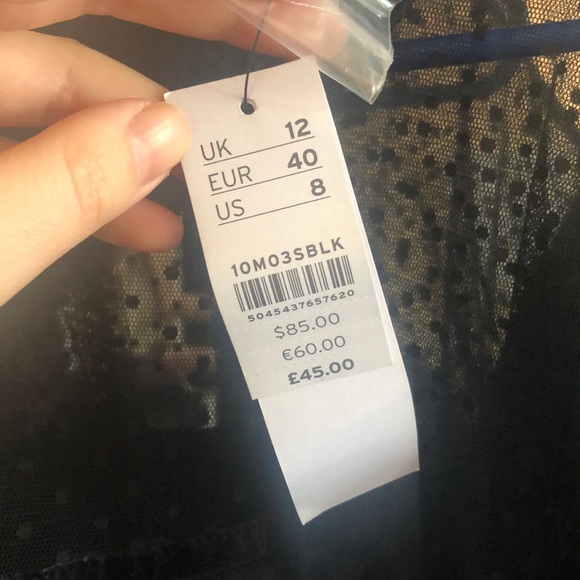 Black evening mini dress - Picture 5 of 5